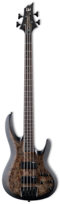 ESP LTD B-4, Charcoal Burst Satin