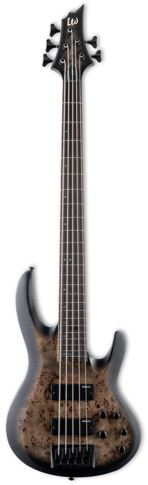 ESP LTD B-5, Charcoal Burst Satin