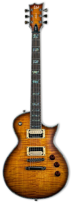 ESP LTD EC-1000 FM, Amber Sunburst