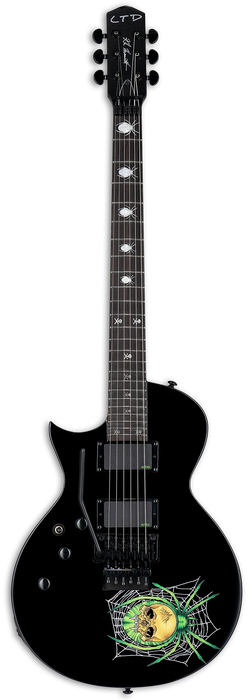 ESP LTD KH-3 Kirk Hammett Left-handed, Blackspider with Graphic