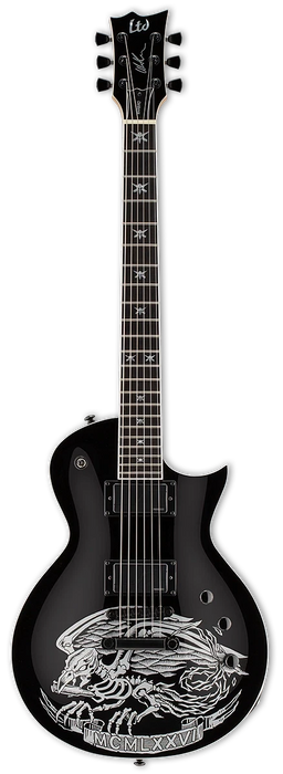 ESP LTD WA-WARRBIRD Will Adler, Black with Graphic