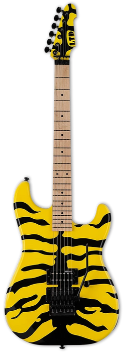 ESP LTD GL-200MT George Lynch, Yellow with Tiger Graphic