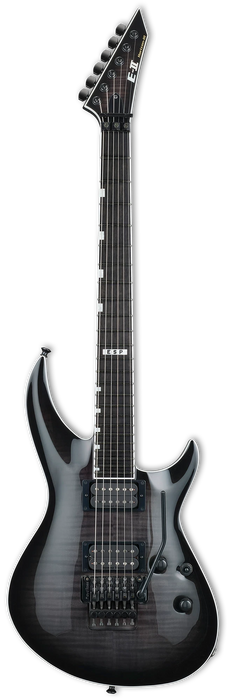 ESP E-II HORIZON-III Floyd Rose, See-through Black Sunburst