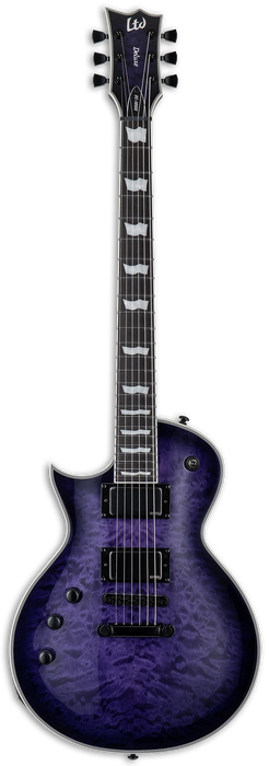 ESP LTD EC-1000 Left-handed, See-through Purple Sunburst