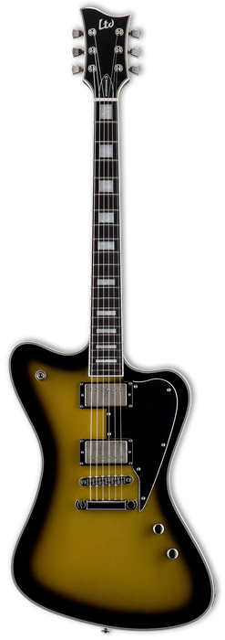 ESP LTD SPARROWHAWK Bill Kelliher, Vintage Silver Sunburst