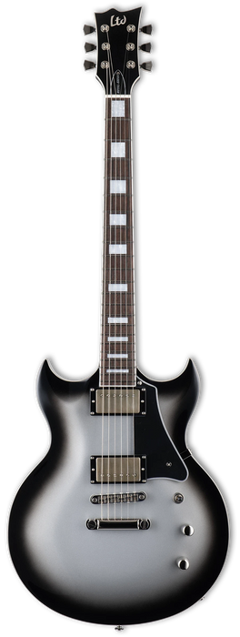 ESP LTD BK ROYAL SHIVA Bill Kelliher, Silver Sunburst