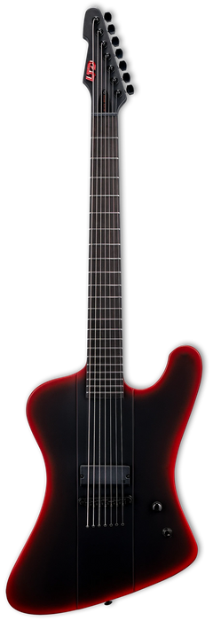 ESP LTD Phoenix-7 Baritone Black Metal Electric Guitar