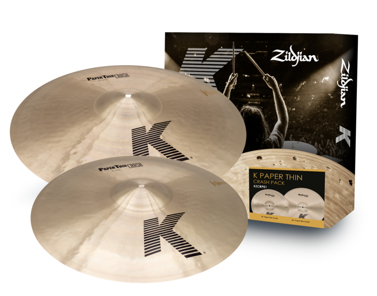 Zildjian KZCRP01 K Paper Thin Crash Pack - 18'', 20''