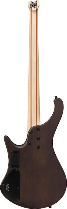 Ibanez EHB600LWNF EHB Ergonomic Headless Bass 4-String, Walnut Flat