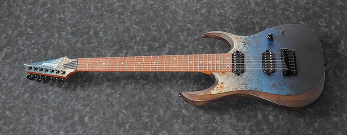 Ibanez RGD7521PBDSF RGD 7 String Electric Guitar - Deep Seafloor Fade Flat