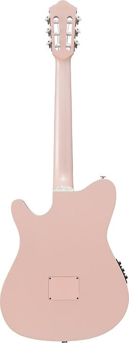 Ibanez TOD10N Tim Henson Signature Nylon Acoustic-Electric Guitar, Pearl Pink Flat