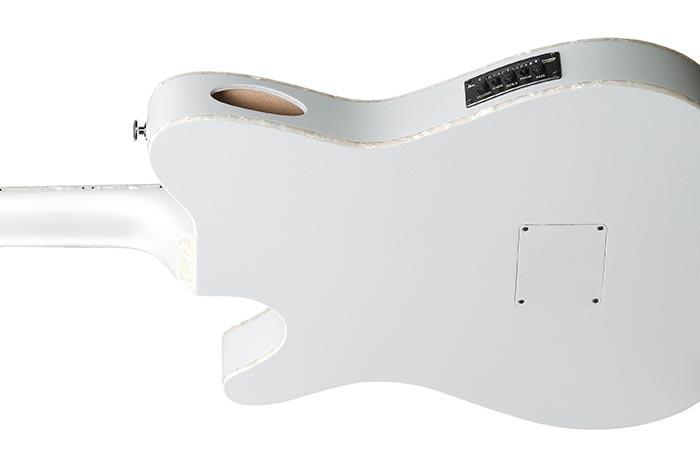 Ibanez TOD10N Tim Henson Signature Nylon Acoustic-Electric Guitar, Silver Metallic Flat