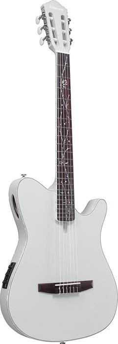 Ibanez TOD10N Tim Henson Signature Nylon Acoustic-Electric Guitar, Silver Metallic Flat