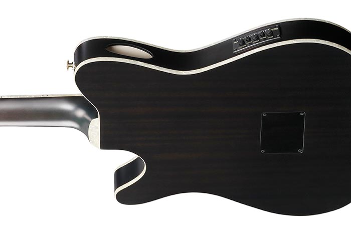 Ibanez TOD20FMN Tim Henson Signature Nylon Acoustic-Electric Guitar, Black Burst Fade Low Gloss