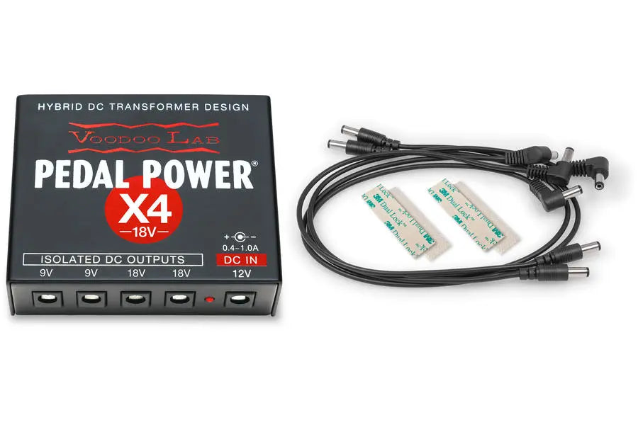 Voodoo Lab Pedal Power X4 Expander Kit Isolated Power Supply (18V)