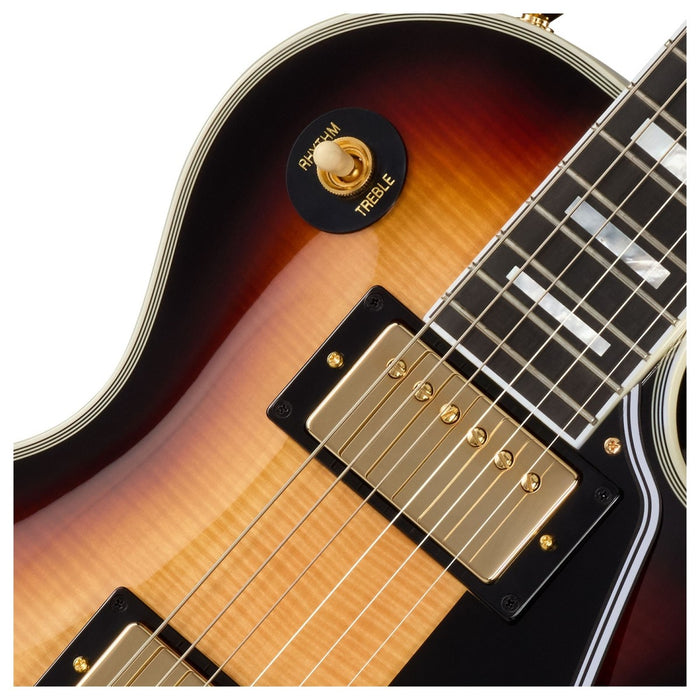 Epiphone Inspired by Gibson Custom Les Paul Custom, Sedona Burst