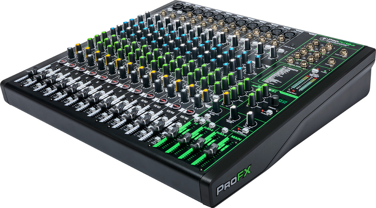 Mackie ProFX16v3 16 Channel 4-bus Professional Effects Mixer w/ USB