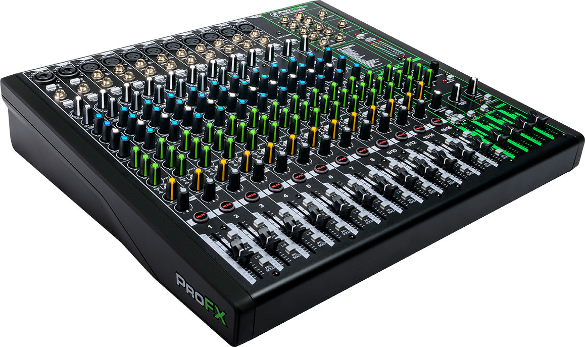 Mackie ProFX16v3 16 Channel 4-bus Professional Effects Mixer w/ USB