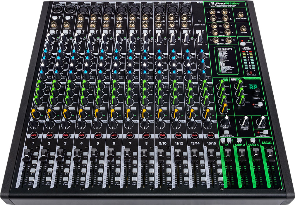 Mackie ProFX16v3 16 Channel 4-bus Professional Effects Mixer w/ USB