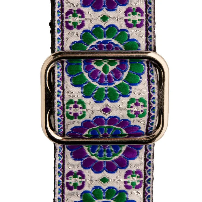 PRS 2" Deluxe Retro Jacquard Strap White