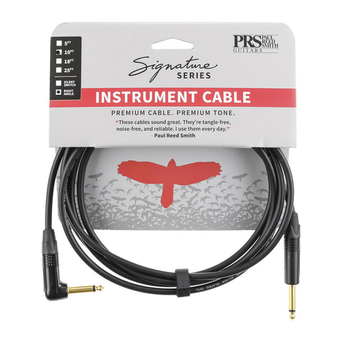 PRS 10ft Signature Instrument Cable - Straight/Angle