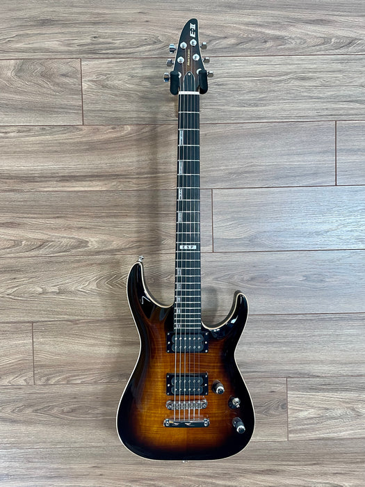 ESP E-II Horizon FM NT Electric Guitar - Dark Brown Sunburst B-Stock
