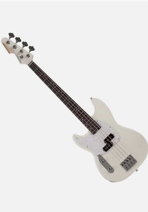 Schecter Banshee Bass Left-Handed Olympic White