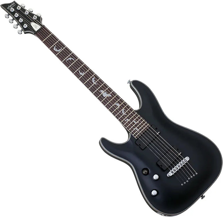 Schecter Damien Platinum-7 Left-Handed, Satin Black