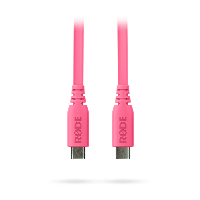 Rode USB-C to USB-C cable 3', Pink