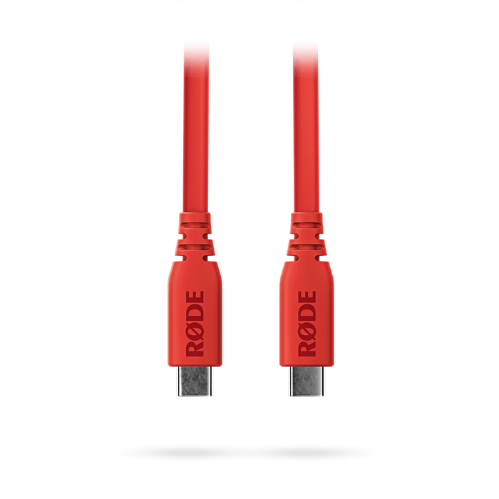 Rode USB-C to USB-C cable 3', Red