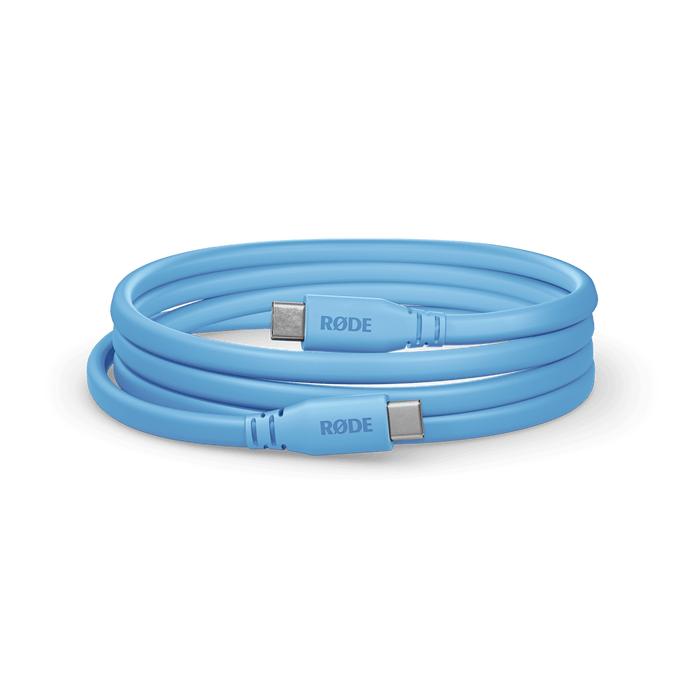 Rode USB-C to USB-C cable 3', Blue