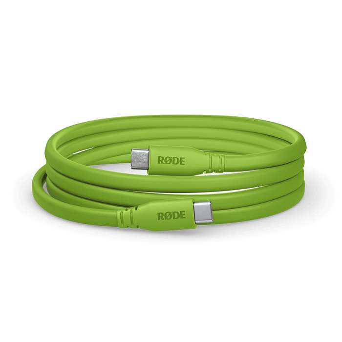 Rode USB-C to USB-C cable 3', Green