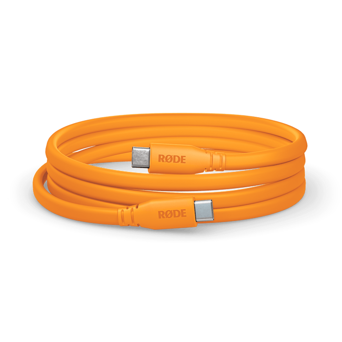 Rode USB-C to USB-C cable 3', Orange