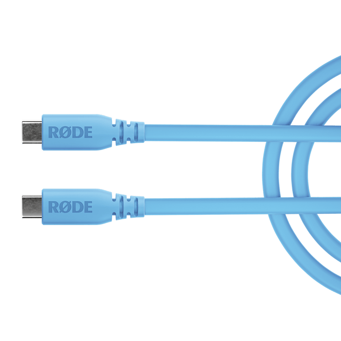 Rode USB-C to USB-C cable 3', Blue