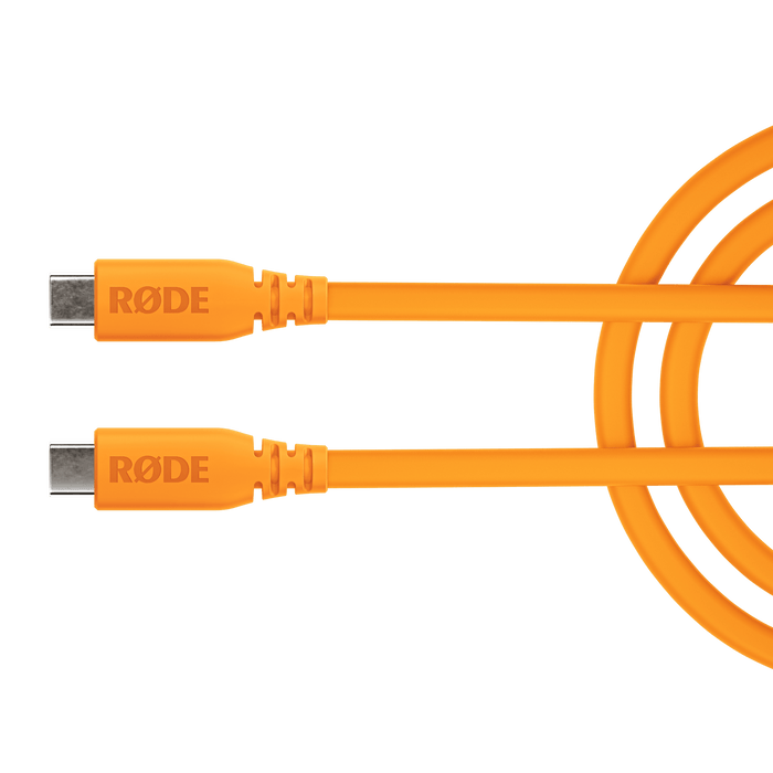 Rode USB-C to USB-C cable 3', Orange
