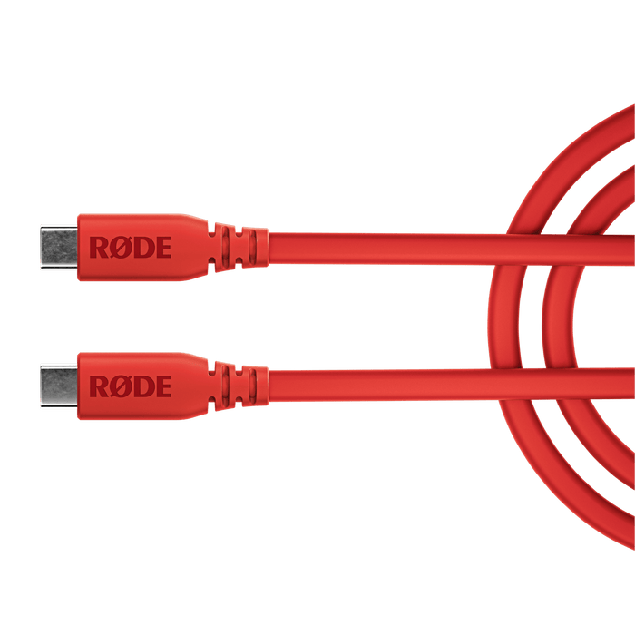 Rode USB-C to USB-C cable 3', Red