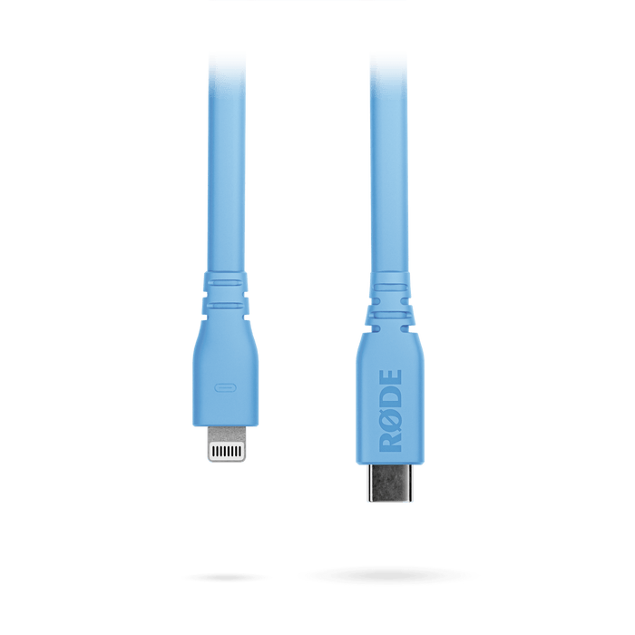 Rode USB-C to Lightning Cable 3', Blue