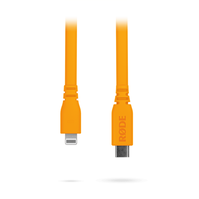 Rode USB-C to Lightning Cable 3', Orange