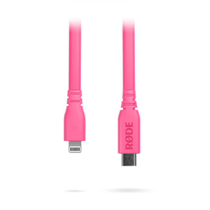 Rode USB-C to Lightning Cable 3', Pink