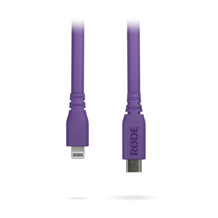 Rode USB-C to Lightning Cable 3', Pruple