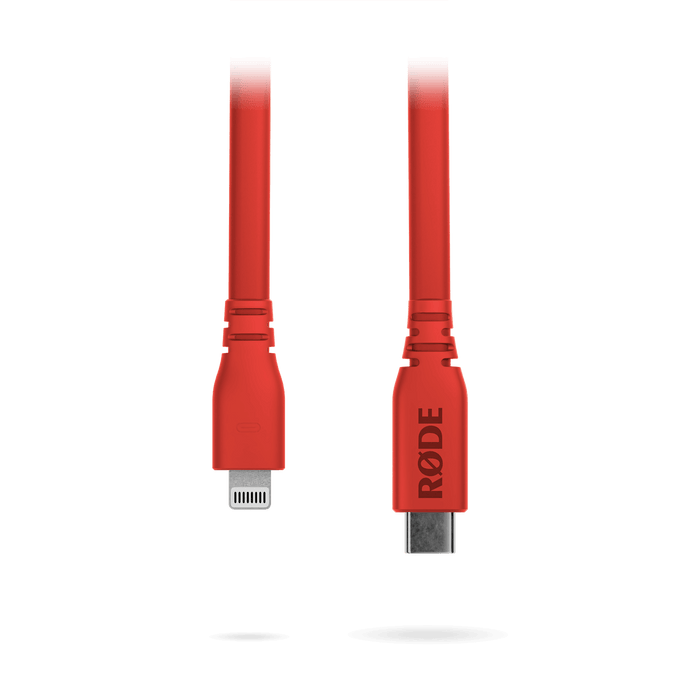 Rode USB-C to Lightning Cable 3', Red