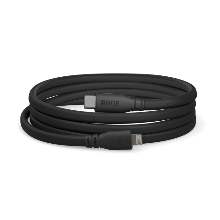 Rode USB-C to Lightning Cable 3', Black