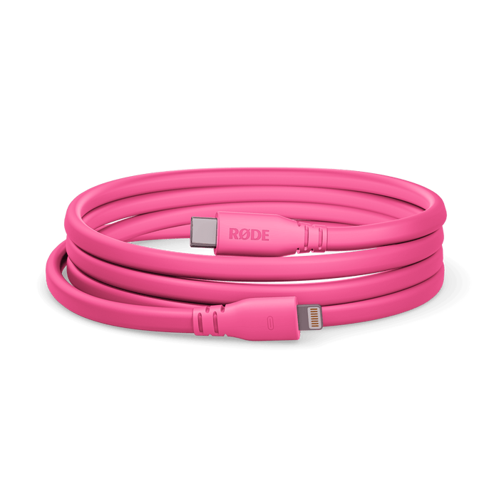 Rode USB-C to Lightning Cable 3', Pink