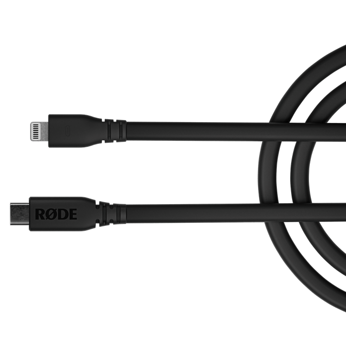 Rode USB-C to Lightning Cable 3', Black