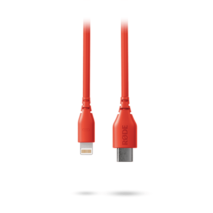 Rode USB-C to Lightning Cable 1', Red