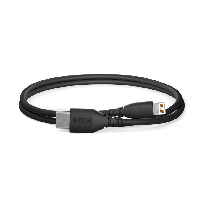 Rode USB-C to Lightning Cable 1', Black