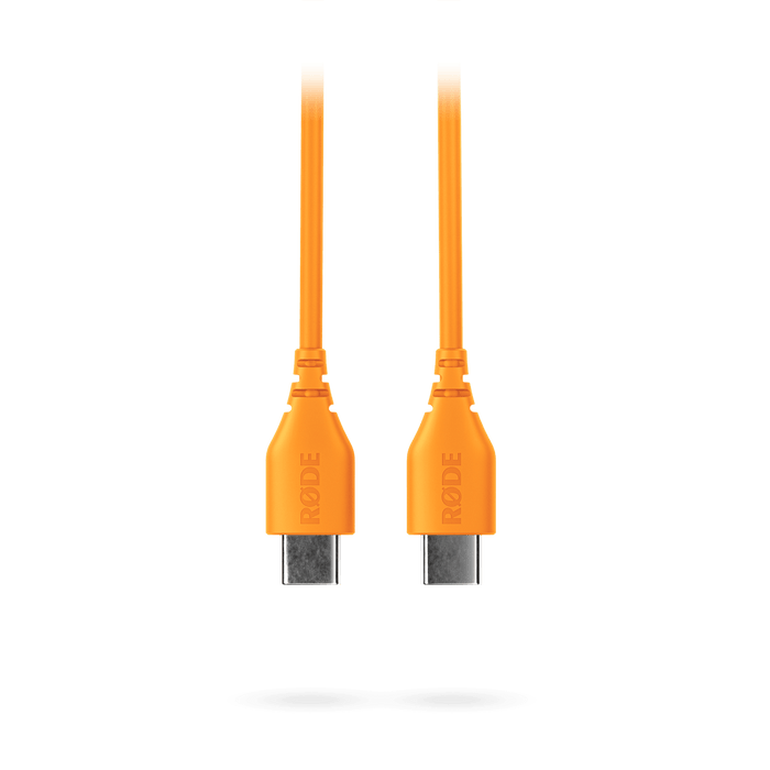 Rode USB-C to USB-C Cable 1', Orange