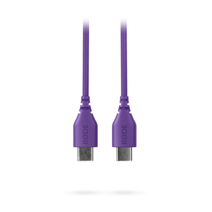 Rode USB-C to USB-C Cable 1', Pruple