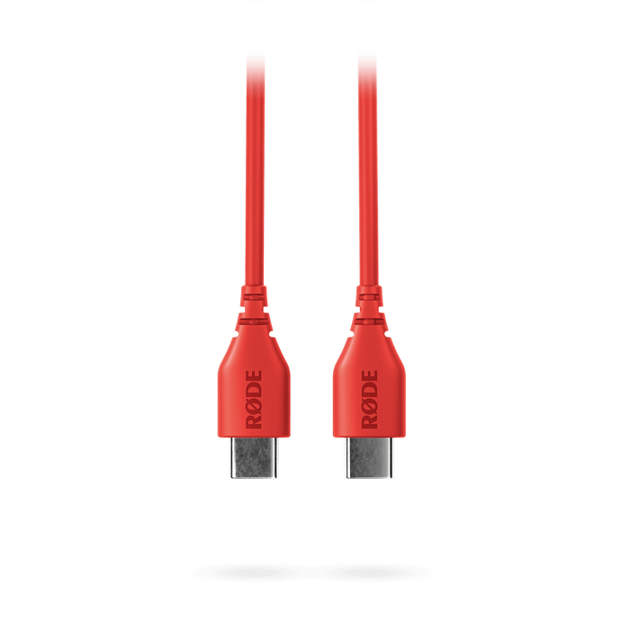 Rode USB-C to USB-C Cable 1', Red