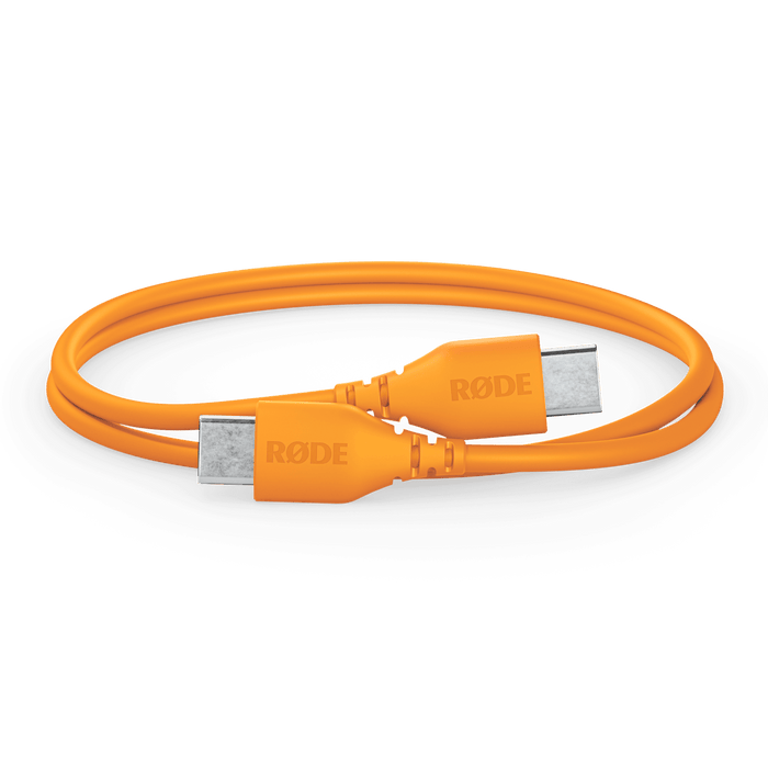 Rode USB-C to USB-C Cable 1', Orange